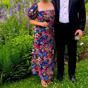 Floral floor length dress